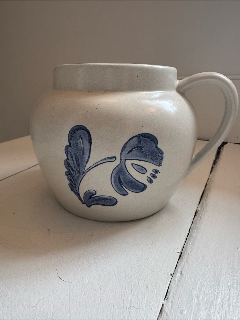 Pfaltzgraff Blue Floral Ceramic Pitcher